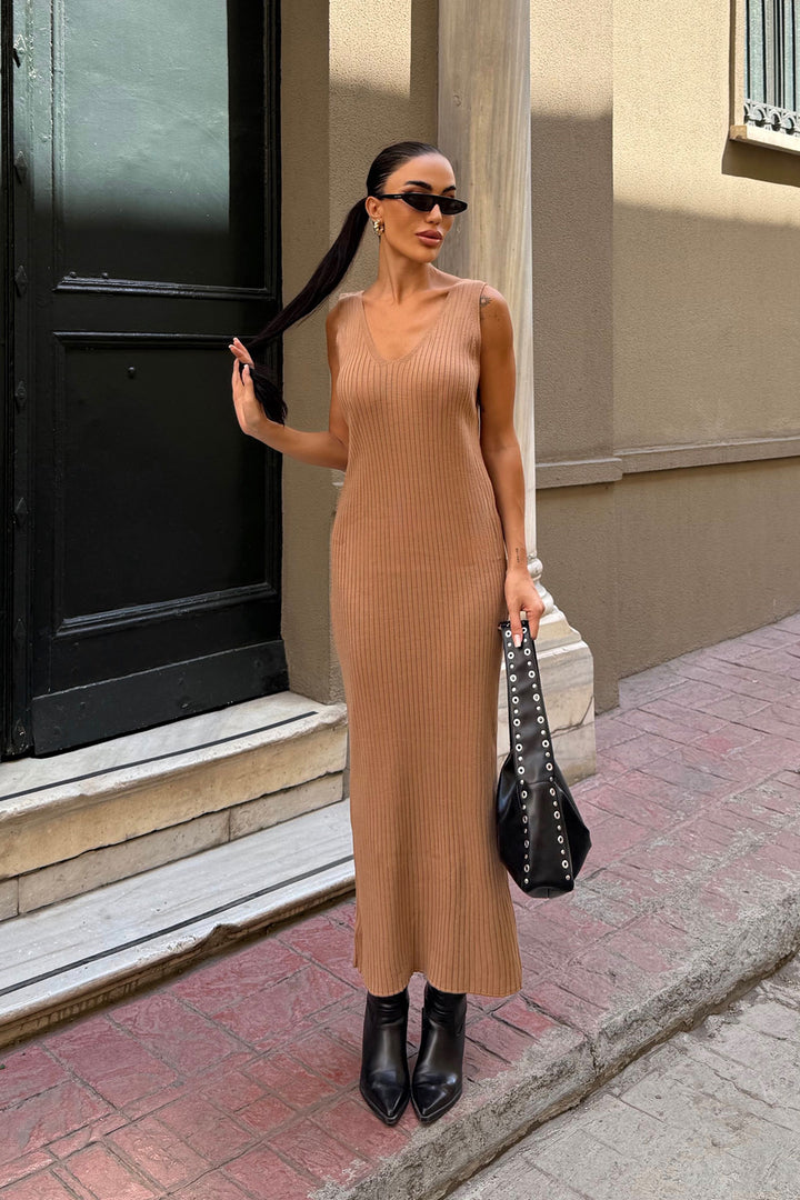 Biscuit Zigzag Pattern Sweater and Dress Knit Set BCDF-25A2247 - Las Maravillas