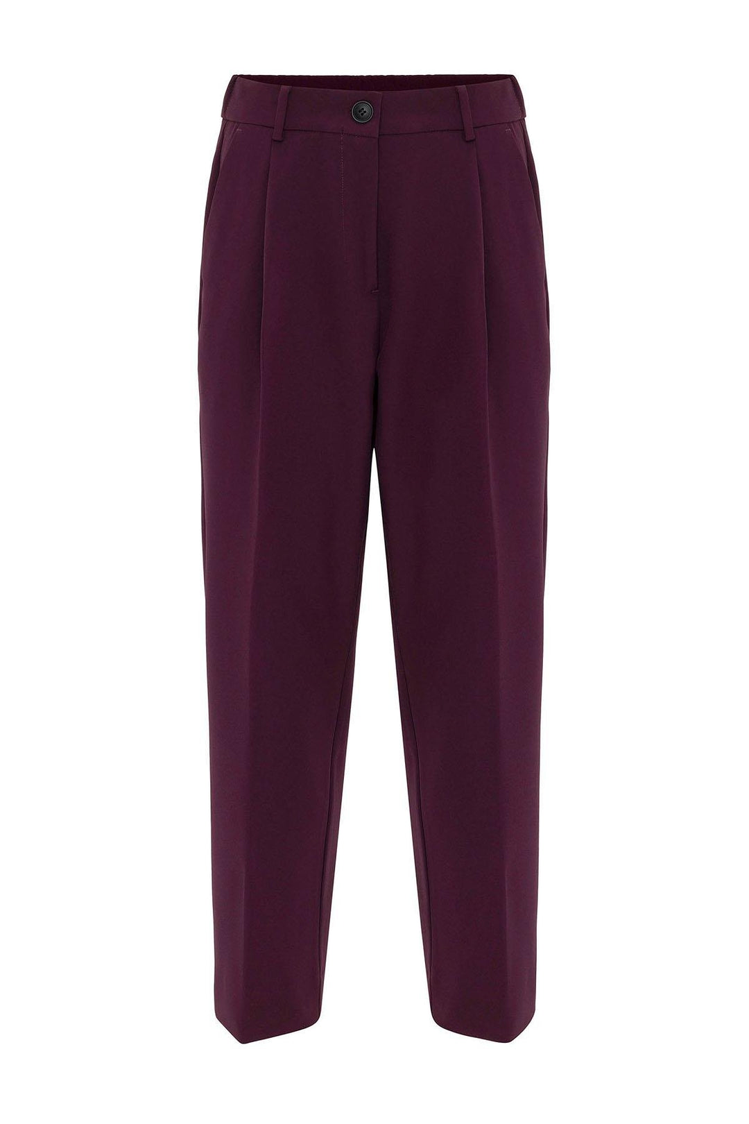 ANT Antioch Bordeaux Women's High Waist Straight Fit Shorts - Benton