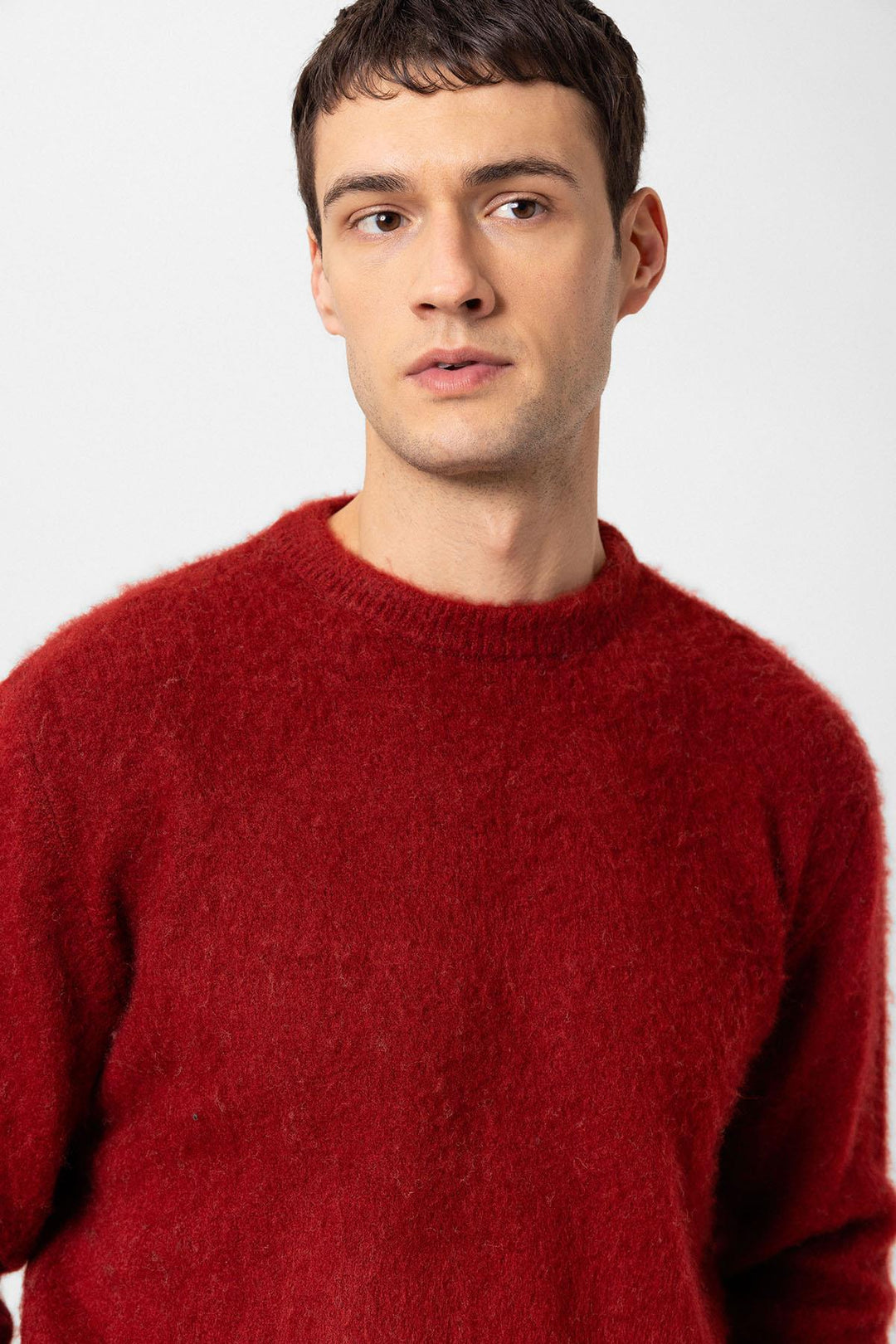 ANT Antioch Burgundy Soft Textured Men's Sweater - McMinnville