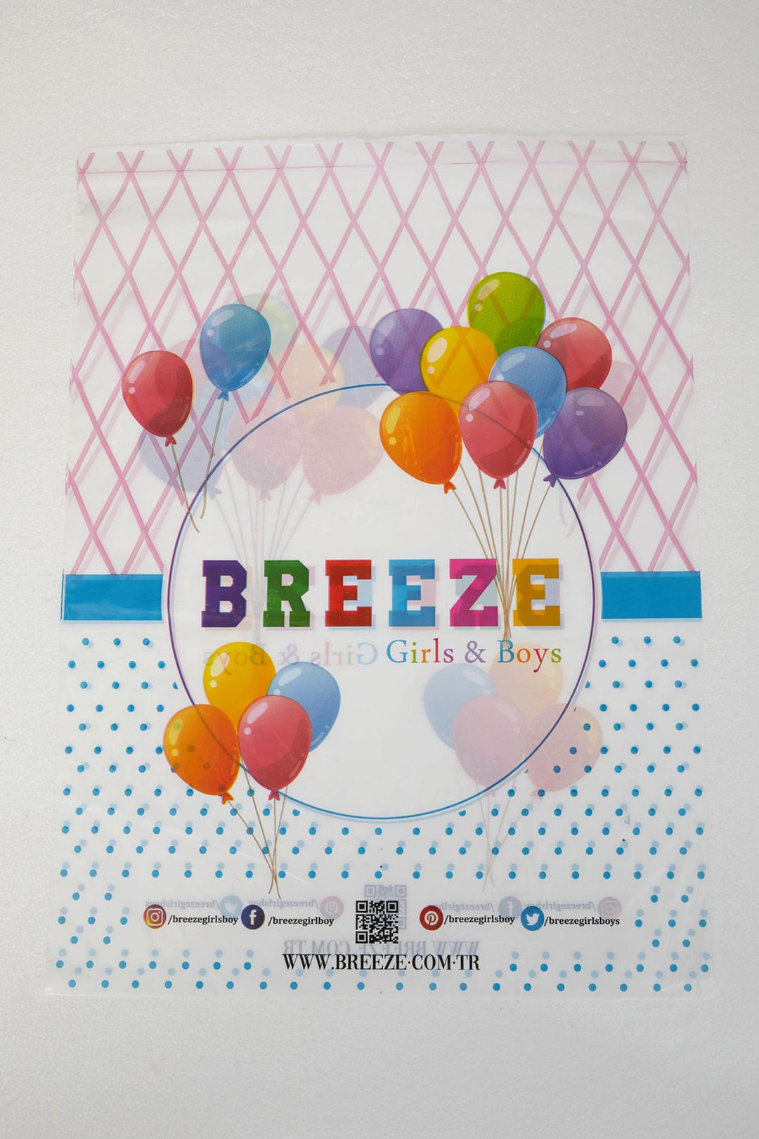 BRE Breeze Breeze Gift Package with Balloons 51 x 41 cm, White - Brandenburg