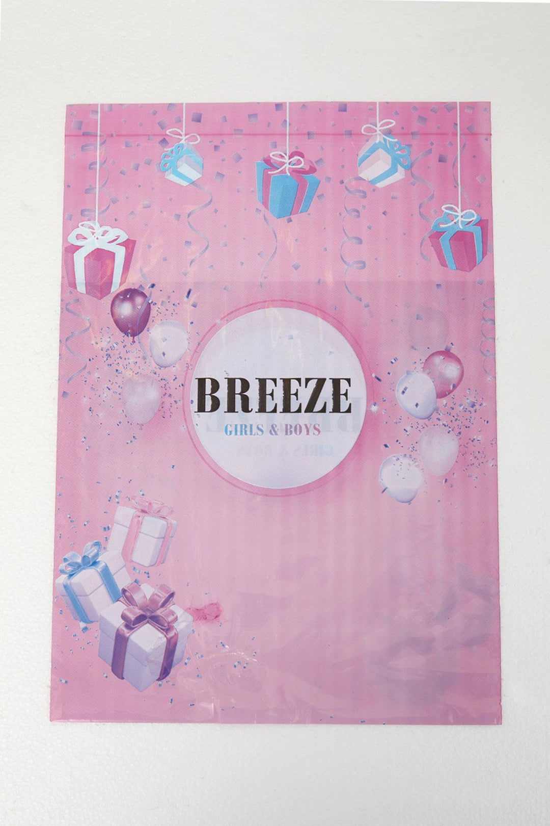 BRE Breeze Breeze Gift Package with Balloons 30 X 25 Cm, Lilac - Lakeshore