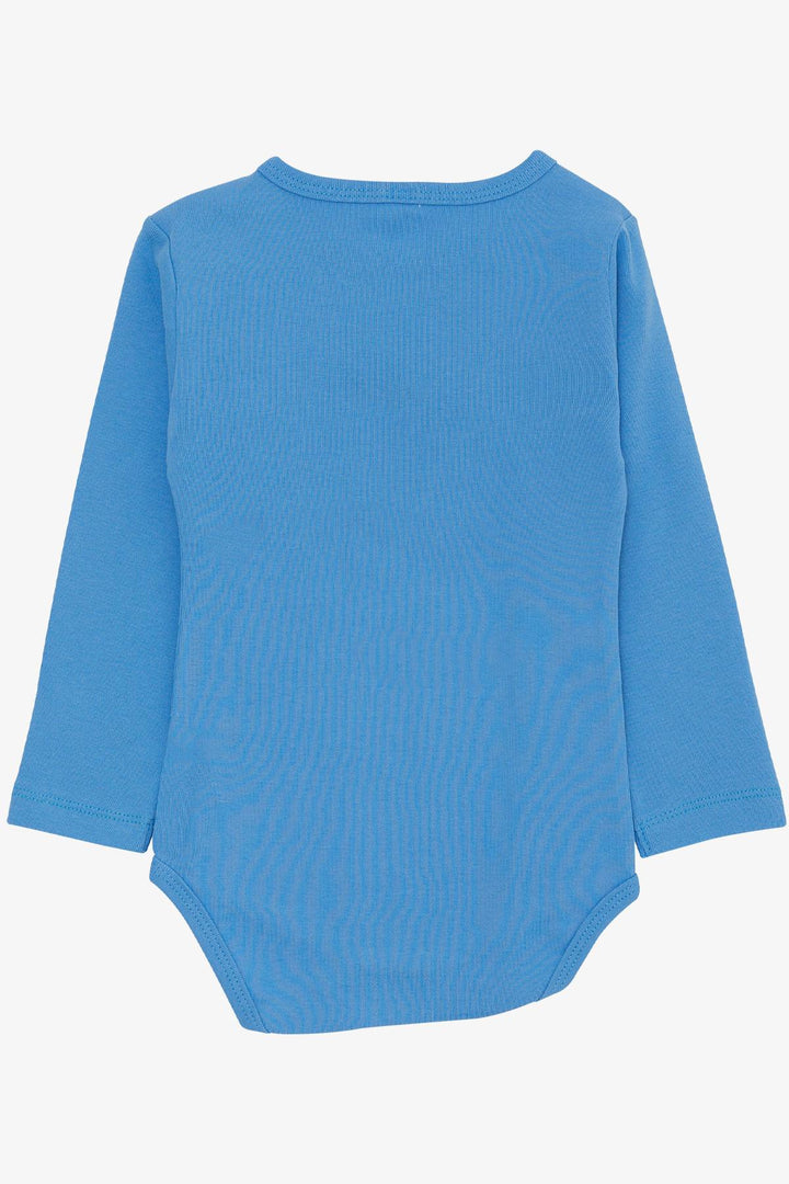 BRE Breeze Baby Boy Snap Bodysuit with Painter Kitty Print 9 Months-3 Years, Blue - Arnold
