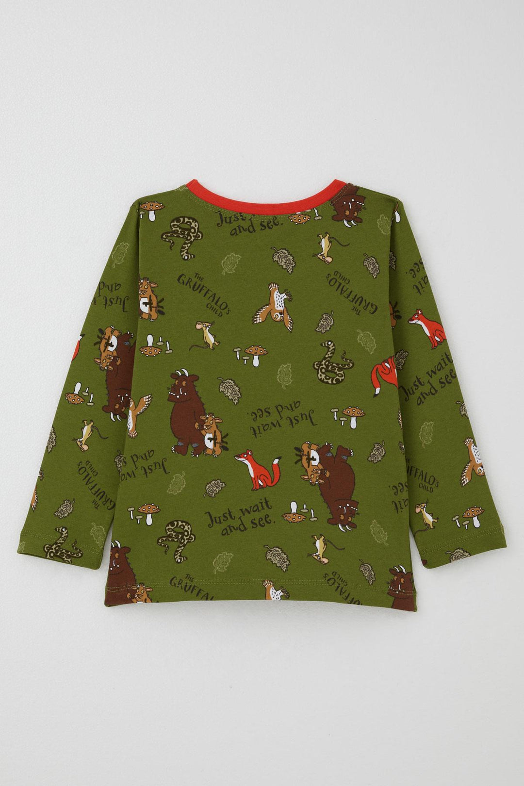 BRE Breeze Baby Boy Pajama Set The Gruffalo Patterned 9 Months-3 Years, Khaki Green - Benevento