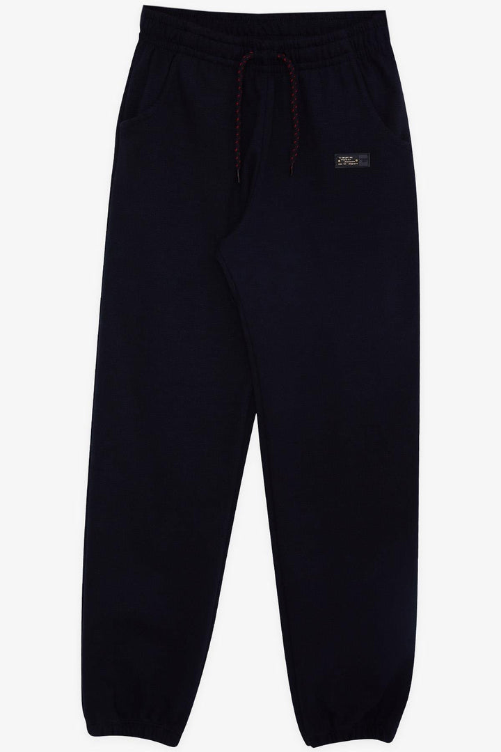 BRE Breeze Girls & Boys Boys' Sweatpants with Pocket and Logo, Navy, 92 Years - Bucharest