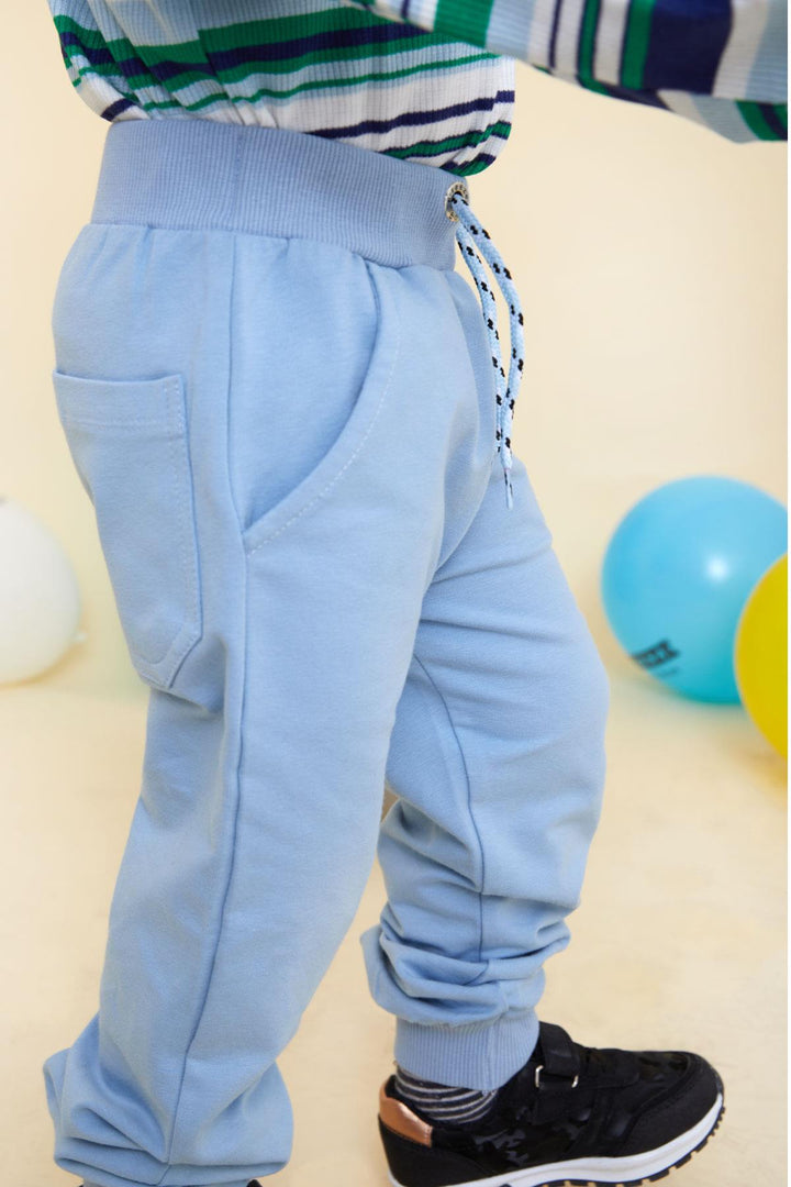 BRE Breeze Girls & Boys Boys' Sweatpants with Pockets, 3-8 Years, Light Blue - Braintree