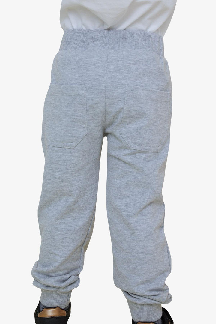 BRE Breeze Girls & Boys Boys' Sweatpants with Pockets, 3-8 Years, Light Grey Melange - Geelong