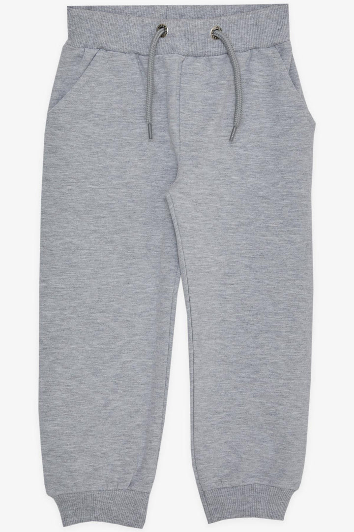 BRE Breeze Girls & Boys Boys' Sweatpants with Pockets, 3-8 Years, Light Grey Melange - Geelong