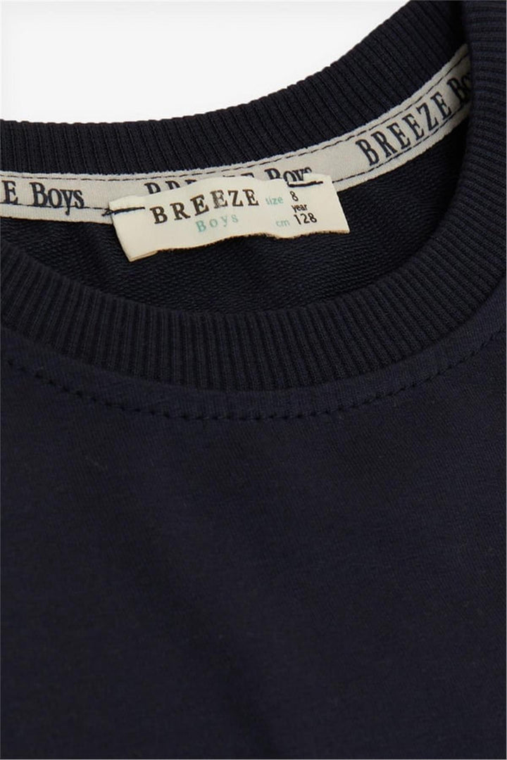 BRE Breeze Girls & Boys Boys' Tracksuit World Style Themed Slogan Printed 72 Years, Navy Blue - Santarém