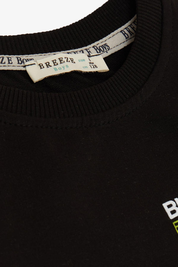 BRE Breeze Girls & Boys Boys' Tracksuit World Style Themed Slogan Printed 72 Years, Black - Navapolatsk