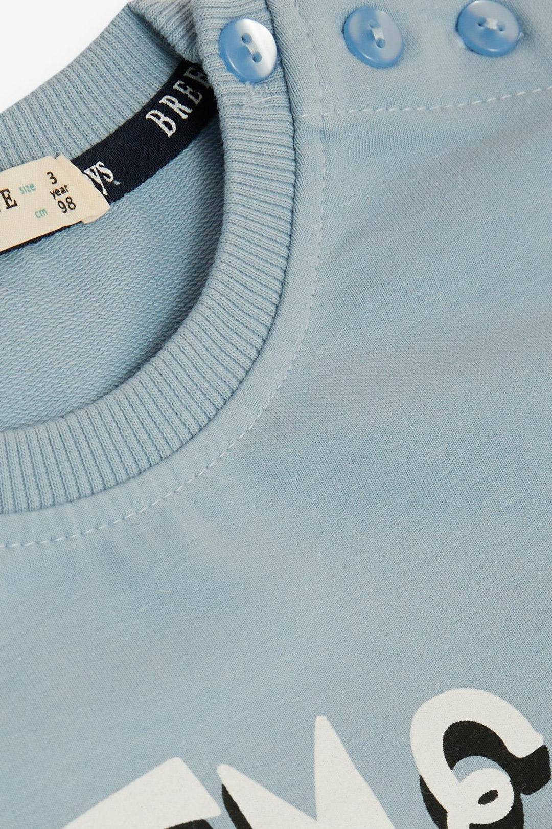 BRE Breeze Girls & Boys Boys Tracksuit Entertainment Themed Printed with Writing 2-6 Years, Light Blue - Pénjamo