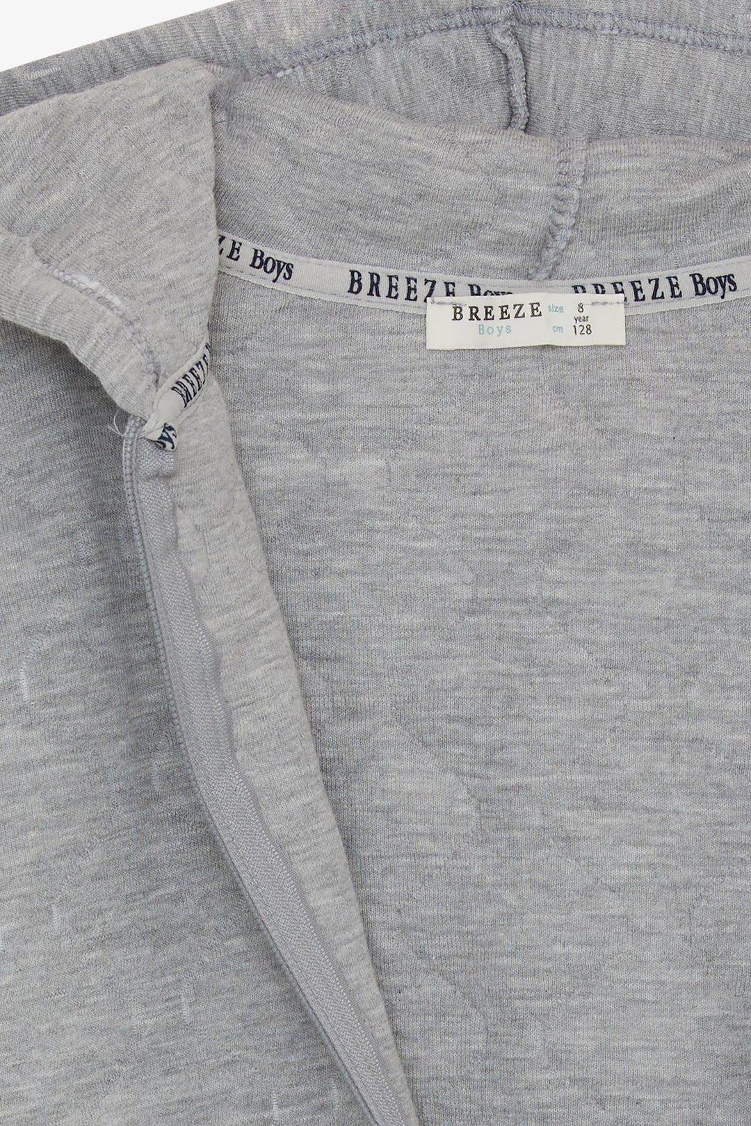 BRE Breeze Girls & Boys Boys Hooded Hoodie with Pockets 82 Years, Grey Melange - Poitiers