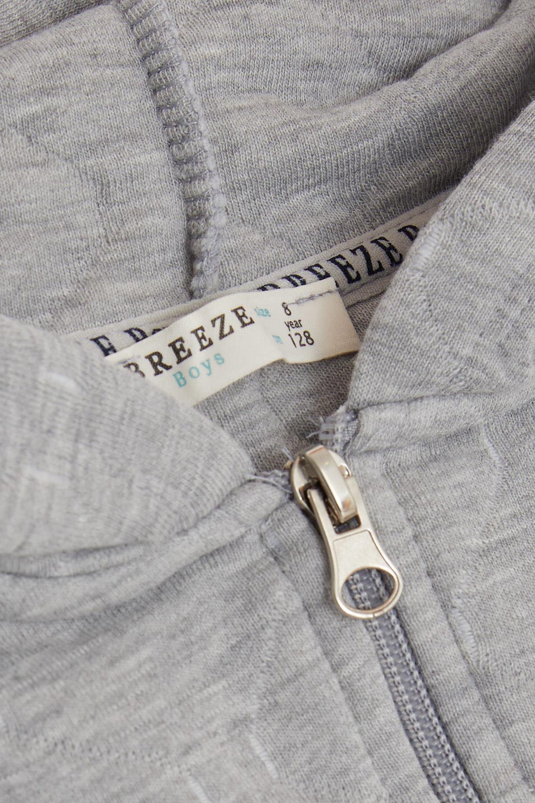 BRE Breeze Girls & Boys Boys Hooded Hoodie with Pockets 82 Years, Grey Melange - Poitiers