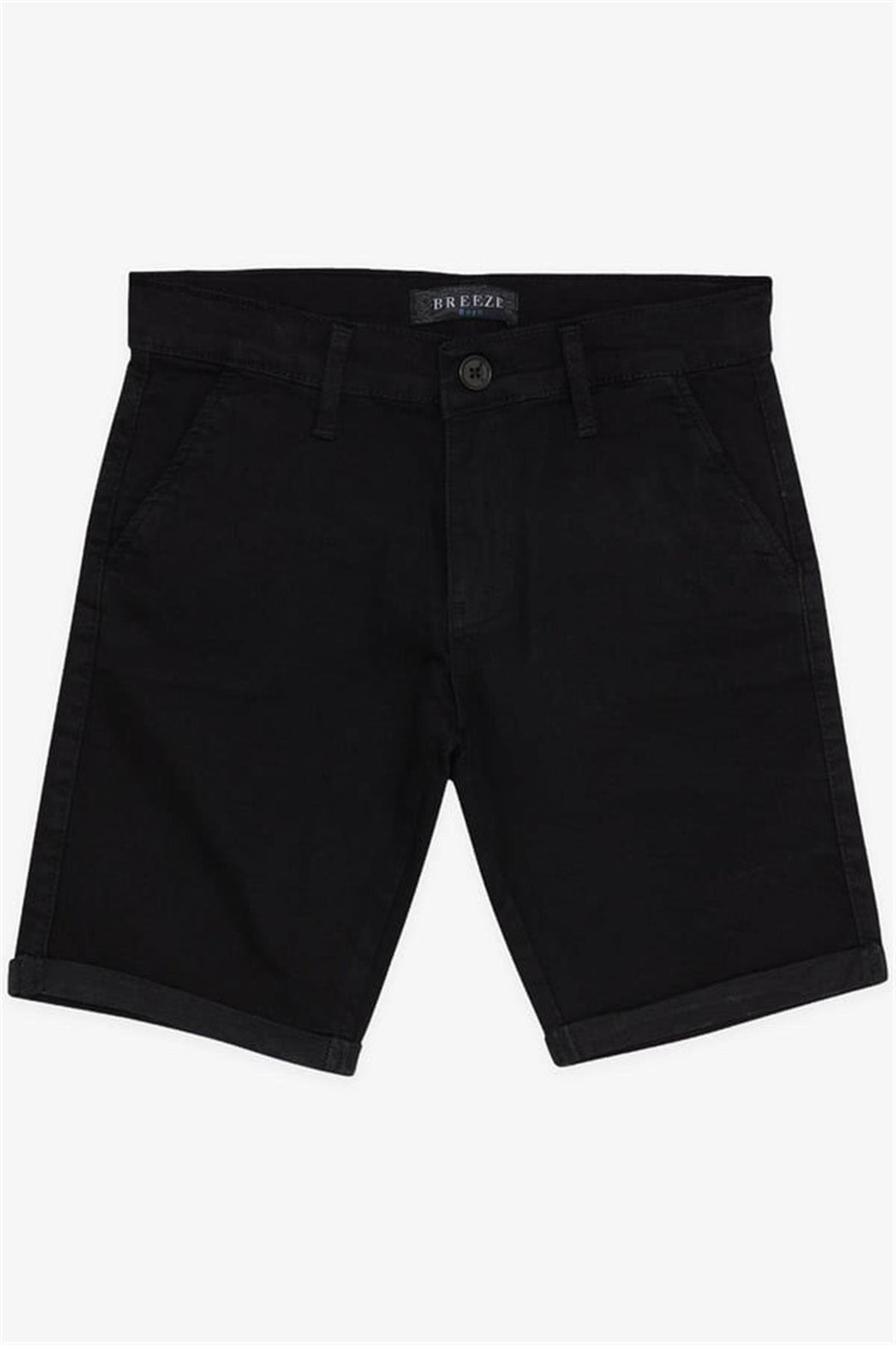 BRE Breeze Girls & Boys Boys' Capri Pants with Pockets and Buttons, 84 Years, Black - Sittard