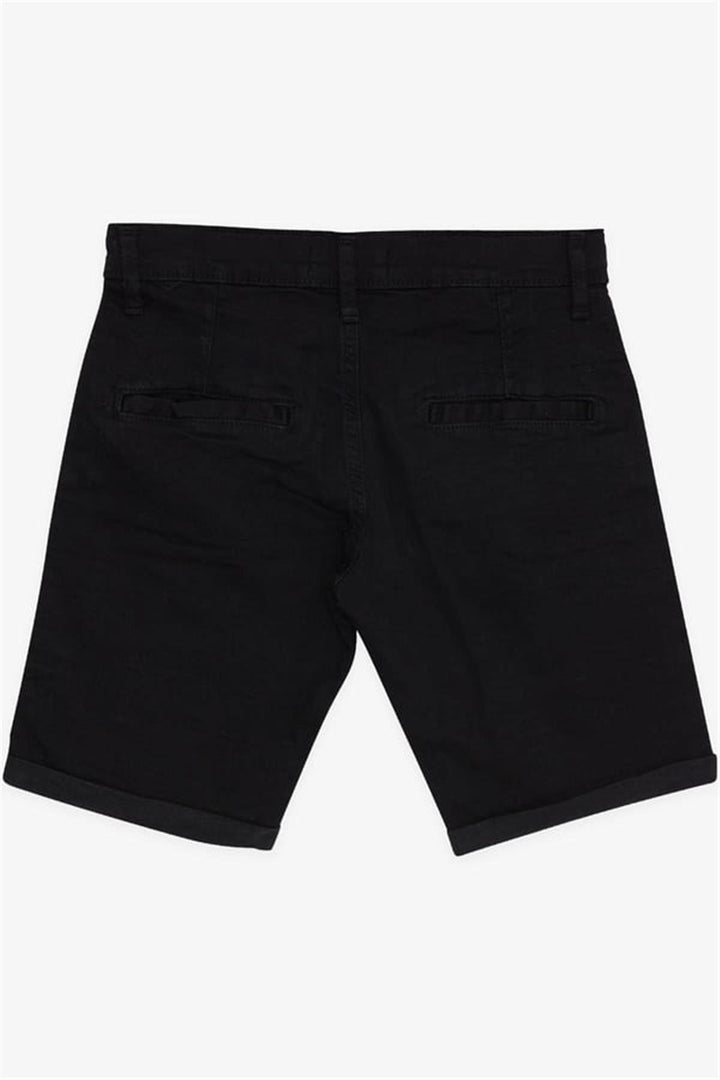 BRE Breeze Girls & Boys Boys' Capri Pants with Pockets and Buttons, 84 Years, Black - Sittard