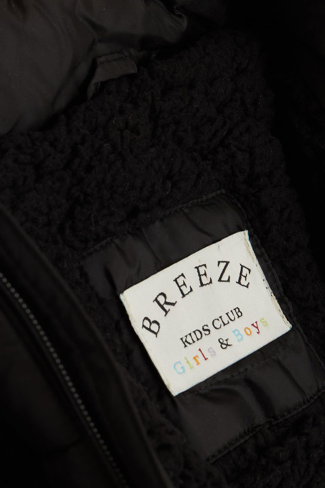 BRE Breeze Girls & Boys Boys Hooded Zippered Pocketed Jacket 4-9 Years, Black - Natick