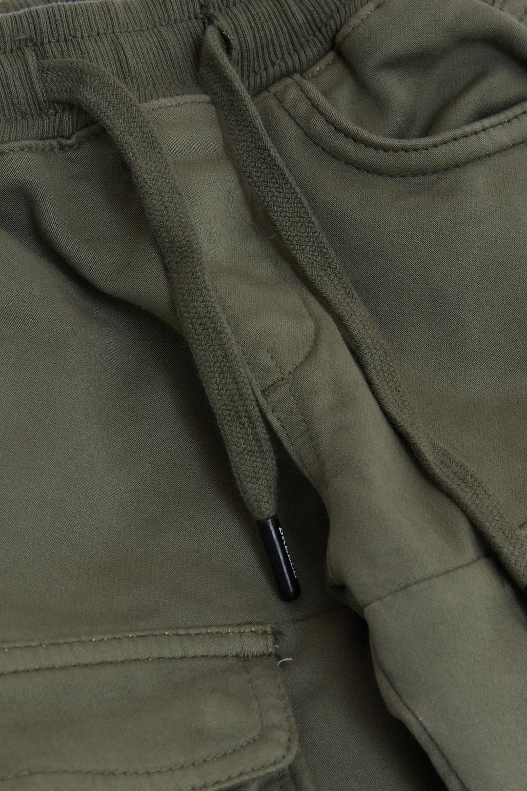 BRE Breeze Girls & Boys Boys' Cargo Pants with Elastic Waistband 3-7 Years, Khaki Green - Mandurah