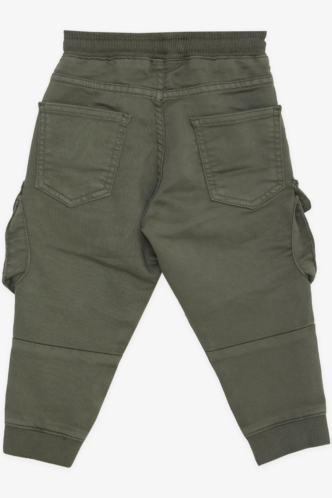 BRE Breeze Girls & Boys Boys' Cargo Pants with Elastic Waistband 3-7 Years, Khaki Green - Mandurah