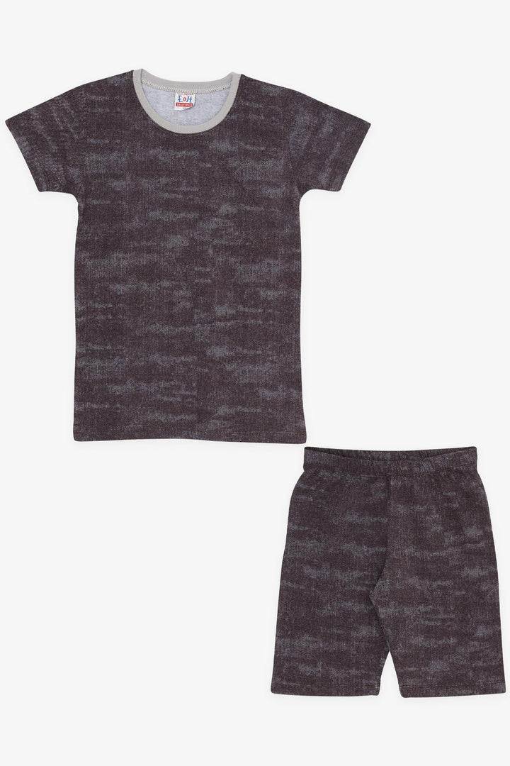 BRE Breeze Girls & Boys Boys' Pajama Set Patterned 4-8 Years, Brown - Valongo