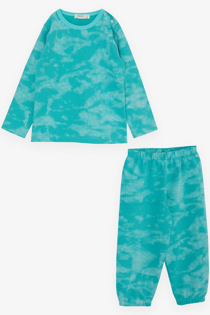 BRE Breeze Girls & Boys Boys' Pajama Set Patterned 1-4 Years, Green - Norwich