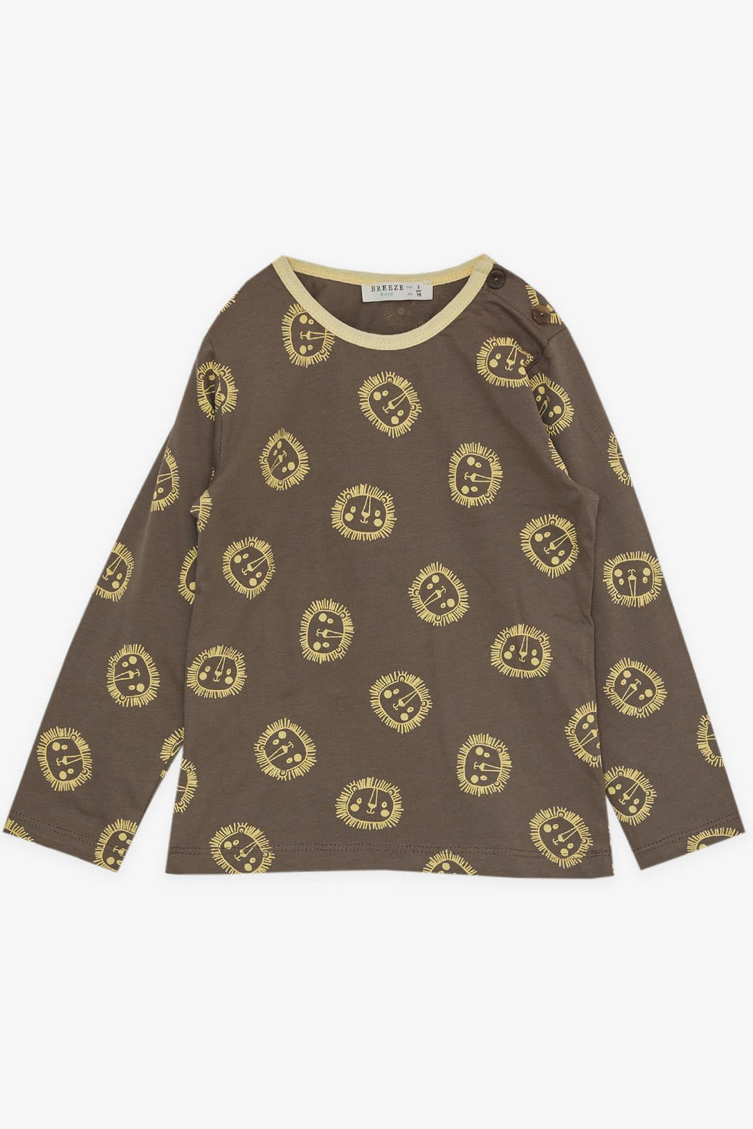 BRE Breeze Girls & Boys Boys' Pajama Set Cute Lion Patterned 1-4 Years, Mink - Villa de Álvarez