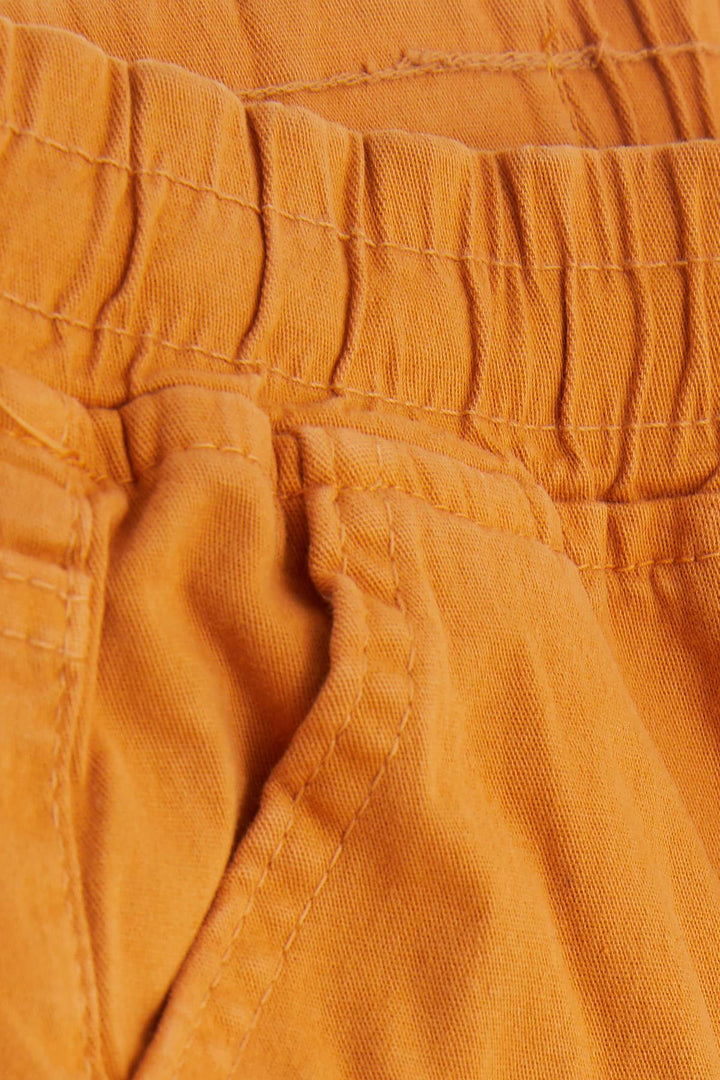 BRE Breeze Girls & Boys Boys' Cargo Shorts with Drawstring, Mustard Yellow, 2-6 Years - Parla