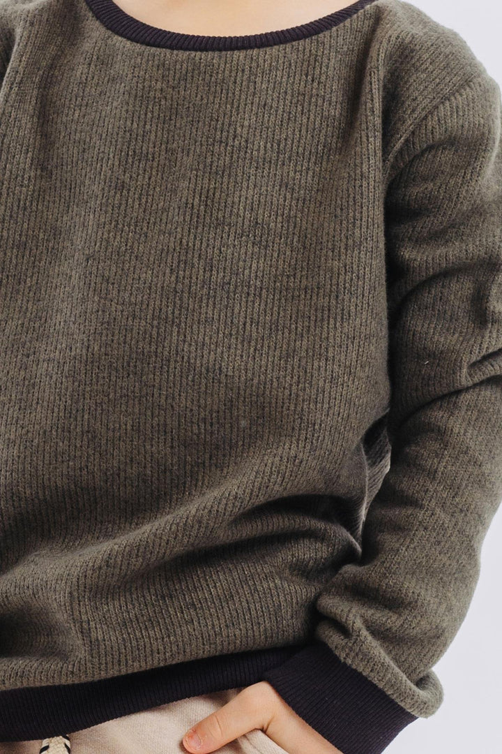 BRE Breeze Girls & Boys Boys Sweatshirt Basic 2-5 Years, Khaki Green - Grants Pass