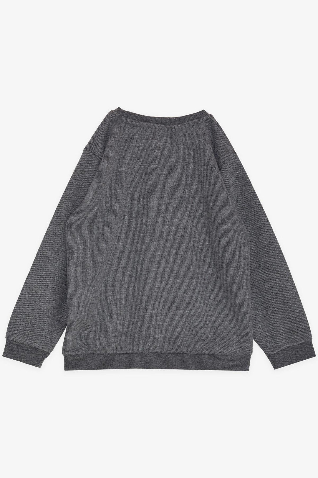 BRE Breeze Girls & Boys Boys Sweatshirt Basic 2-5 Years, Dark Grey Melange - Hastings