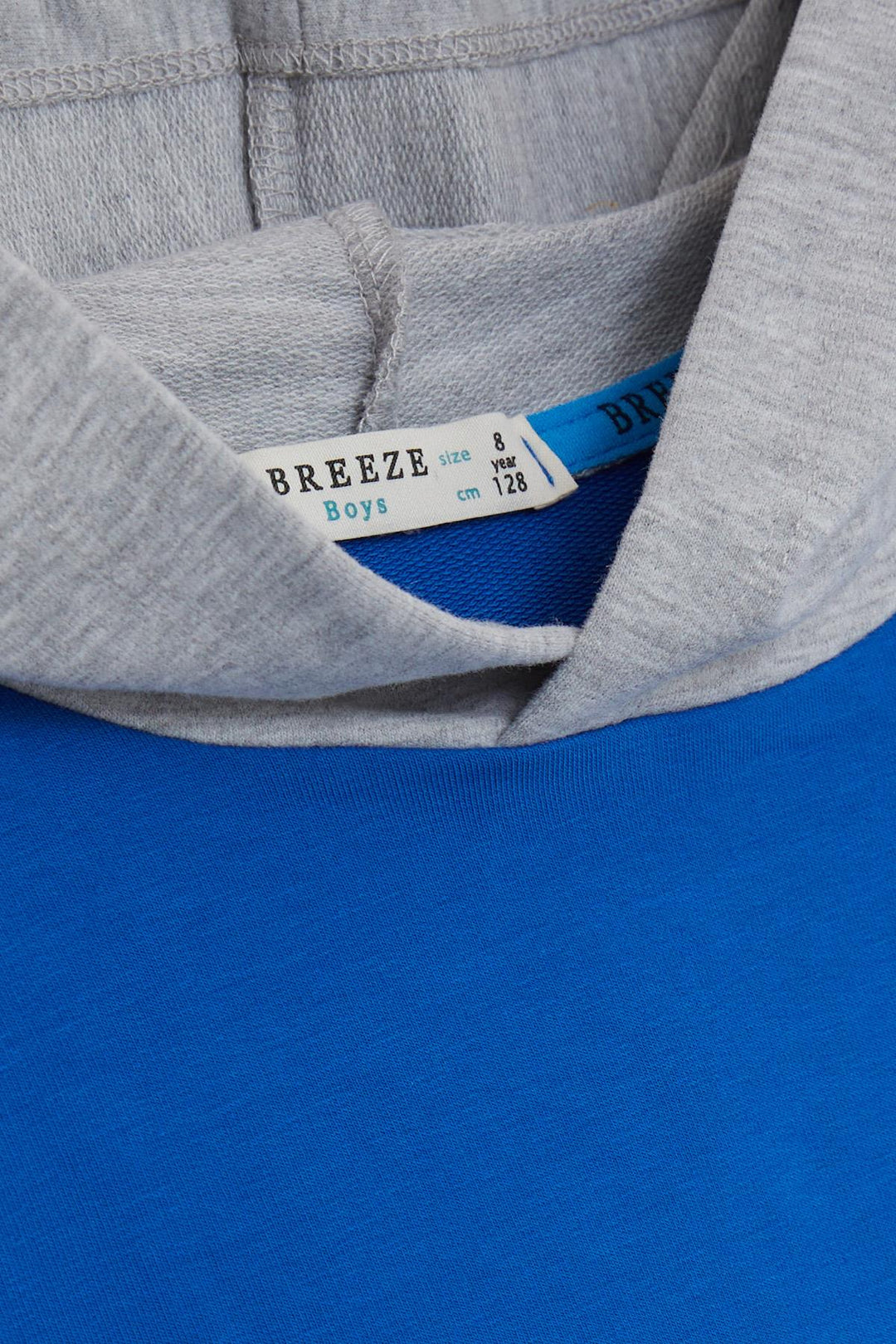 BRE Breeze Girls & Boys Boys Sweatshirt Hooded Printed 84 Years, Saxe Blue - Littlehampton