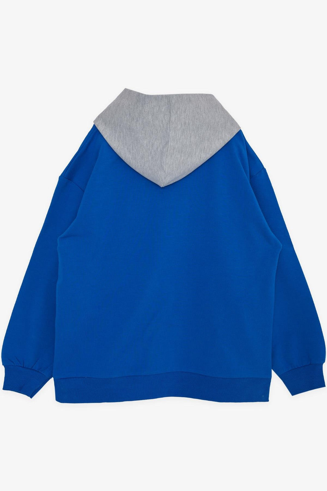 BRE Breeze Girls & Boys Boys Sweatshirt Hooded Printed 84 Years, Saxe Blue - Littlehampton