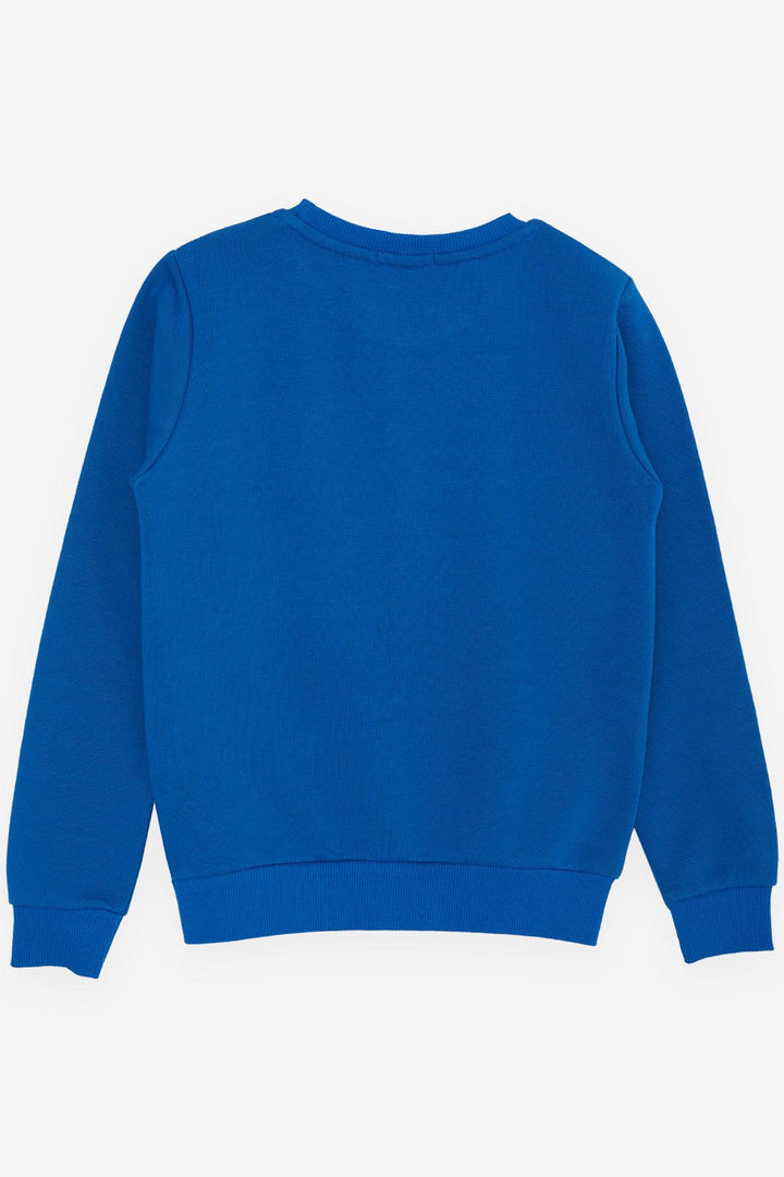 BRE Breeze Girls & Boys Boys Sweatshirt Printed with Text, 84 Years, Saxe Blue - Winter Haven