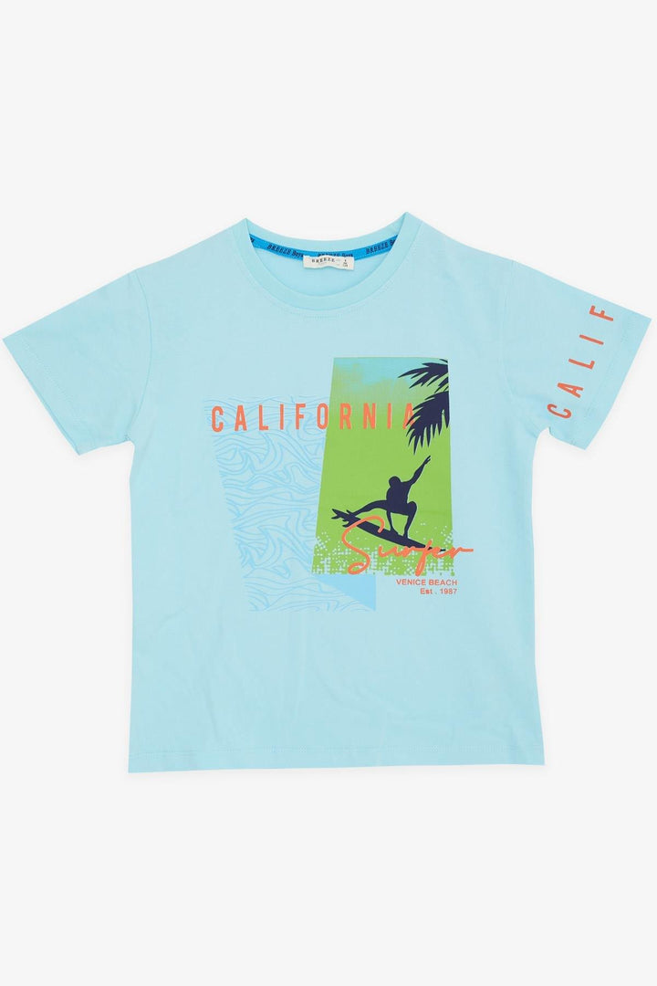 BRE Breeze Girls & Boys Boys Holiday Themed Surfer Printed 62 Years, Light Blue - Juchitán de Zaragoza