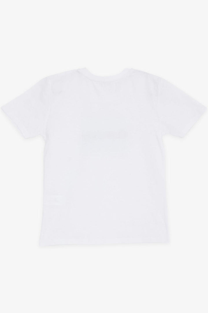 BRE Breeze Girls & Boys Boys T-Shirt Colorful Printed 84 Years, White - Bilbao
