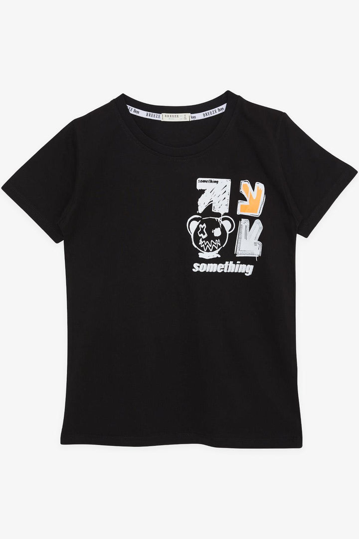 BRE Breeze Girls & Boys Boys T-shirt Slogan Themed 106 Years, Black - Plasencia