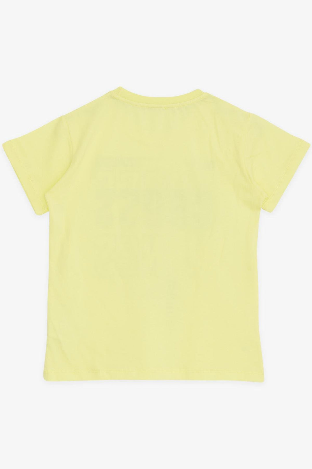 BRE Breeze Girls & Boys Boys T-Shirt Printed with Text, 84 Years, Neon Yellow - Frankfurt