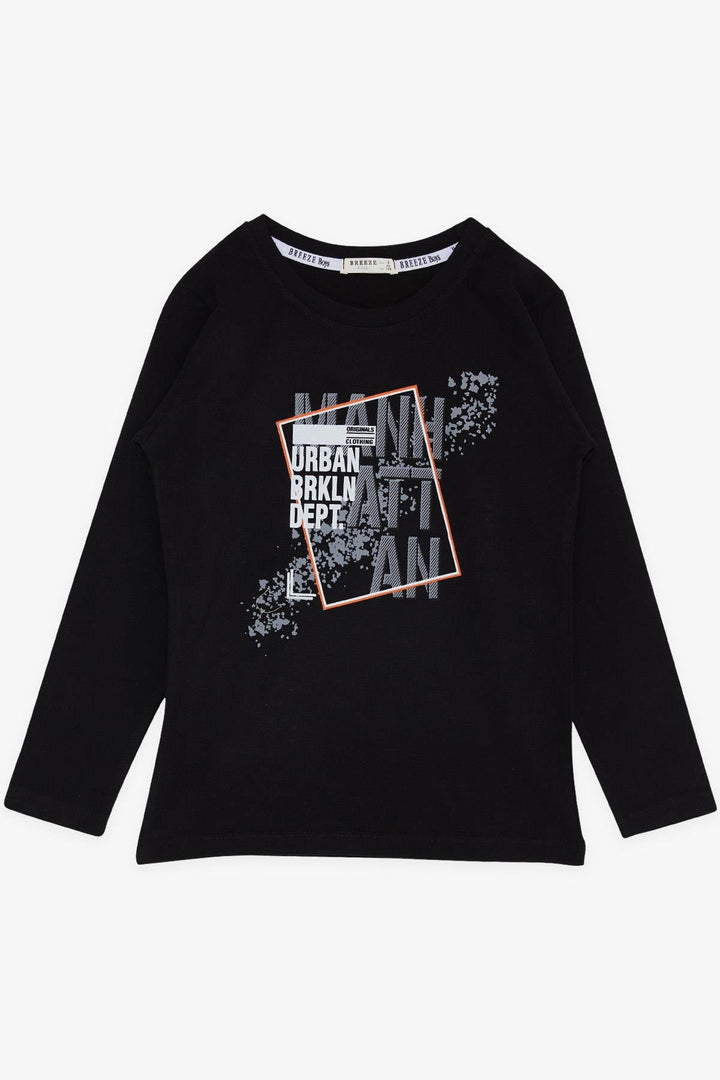 BRE Breeze Girls & Boys Boys Long Sleeve T-Shirt Patterned Printed 62 Years, Black - Mulhouse