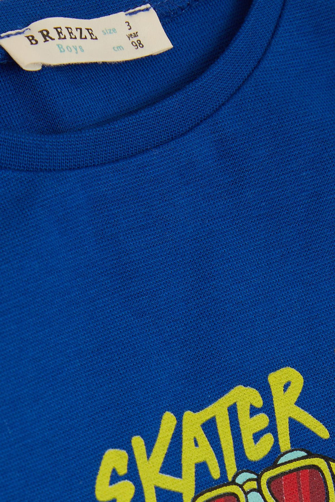 BRE Breeze Girls & Boys Boys Long Sleeve T-Shirt Skateboarder Glasses Dinosaur Printed 1-4 Years, Saxe Blue - Huizen