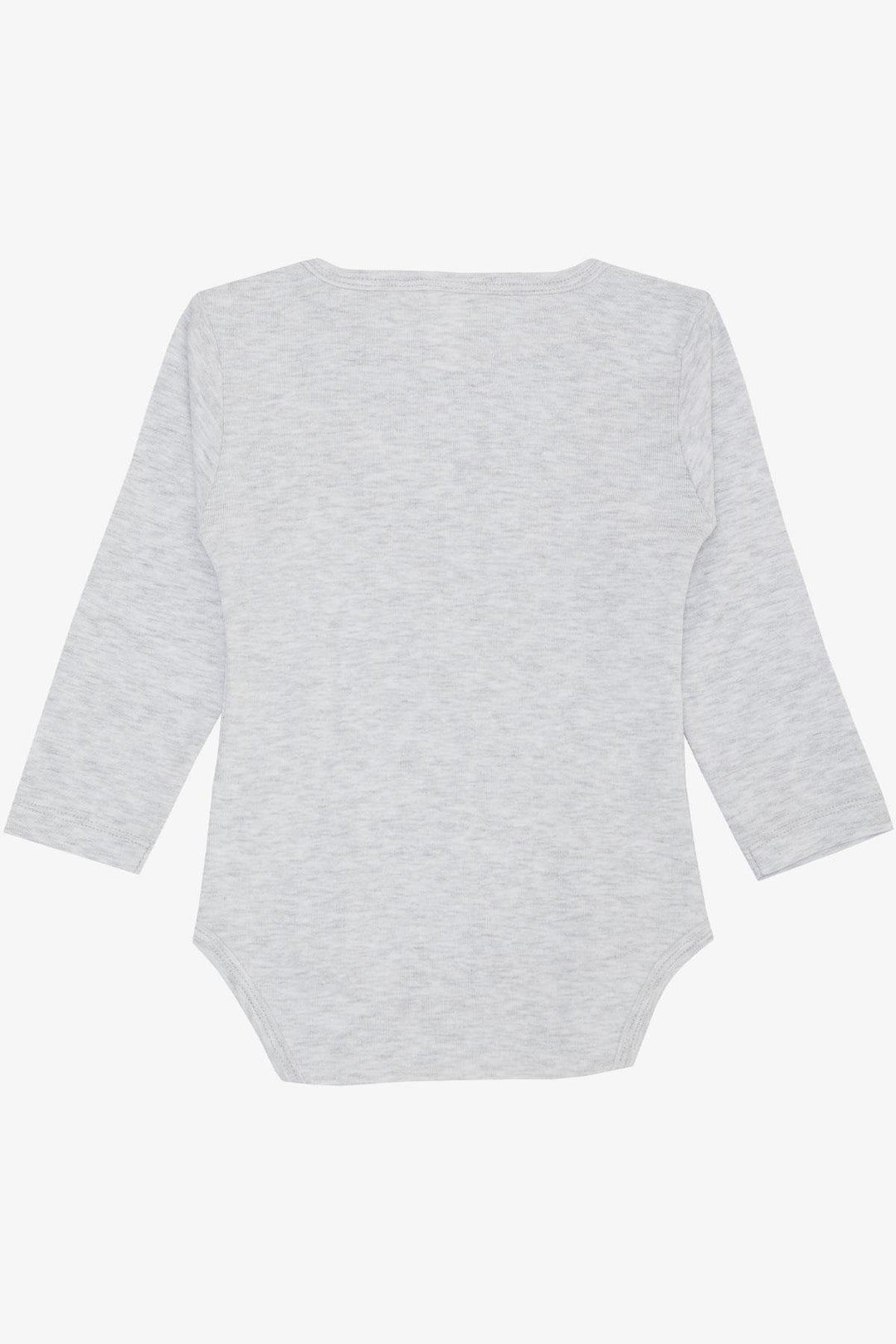 BRE Breeze Baby Girl Snap Bodysuit with Cute Bunny Print 9 Months-3 Years, Light Grey Melange - Egypt Lake-Leto