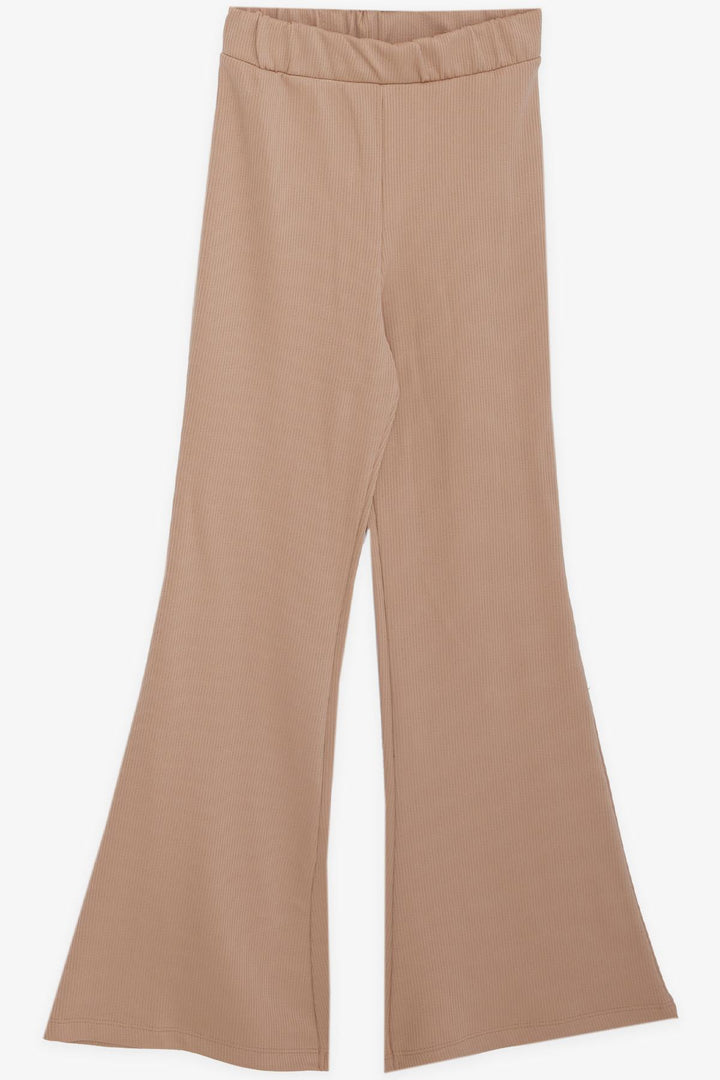 BRE Breeze Girl Child 3-Piece Legging Set with Ribbed Zipper Printed with Summer Writing 94 Years, Beige - Derby