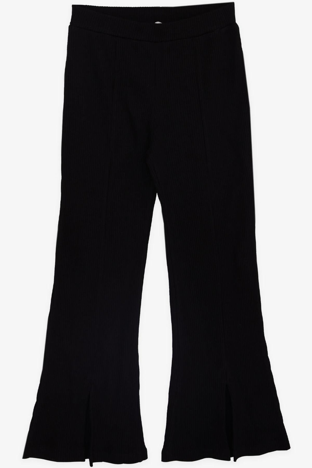 BRE Breeze Girl Child 3-Piece Legging Set with Ribbed Zippered Hem Slit, 50 Years, Black - Carrollwood