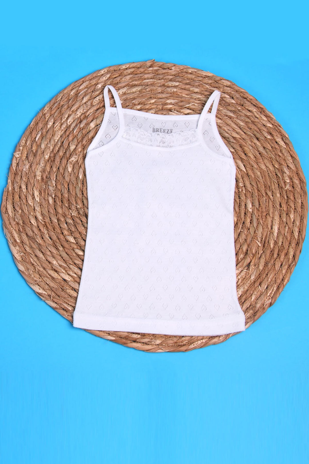 BRE Breeze Girl's Tank Top 11 Years, Ecru - West Fargo