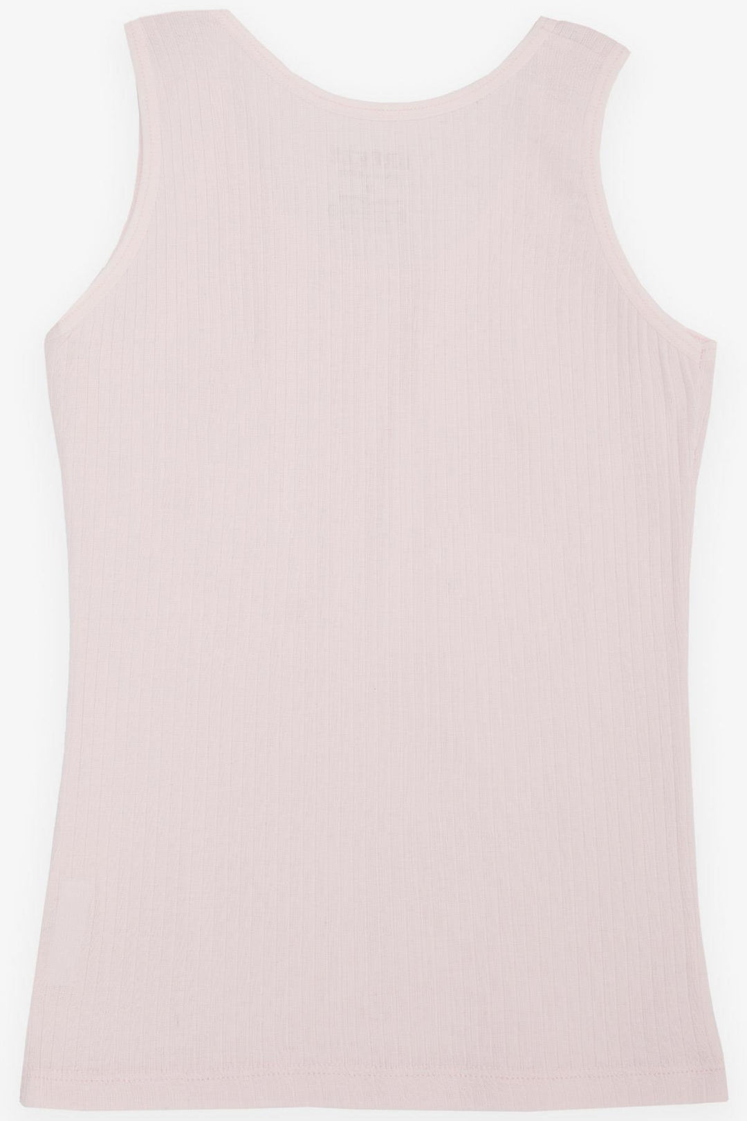 BRE Breeze Girl's Tank Top with Wide Straps and Ribbed Detail, Pink, 31 Years - Weymouth