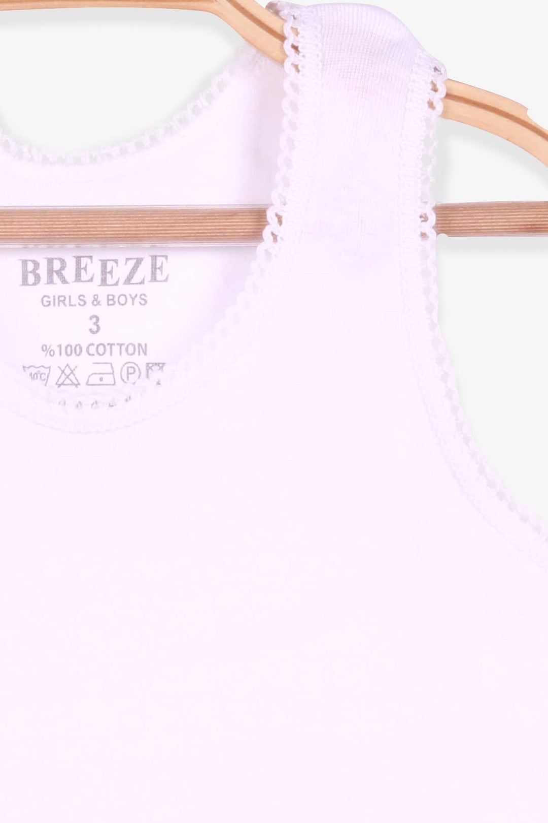 BRE Breeze Girl's Tank Top with Thick Straps 13 Years, White - Shrewsbury