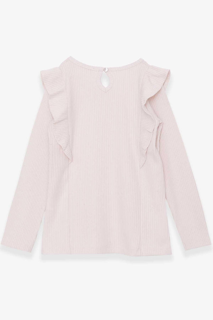 BRE Breeze Girl's Ruffled Blouse 62 Years, Cream - Tucson