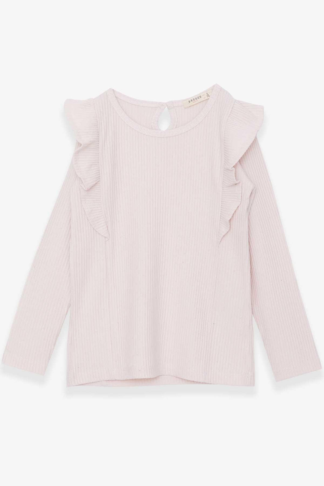 BRE Breeze Girl's Ruffled Blouse 62 Years, Cream - Tucson