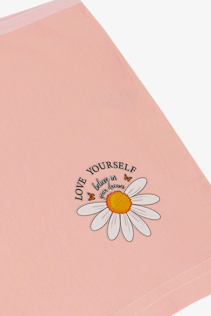 BRE Breeze Girl's Boxer Shorts with Daisy Print, 51 Years, Pink - St. George