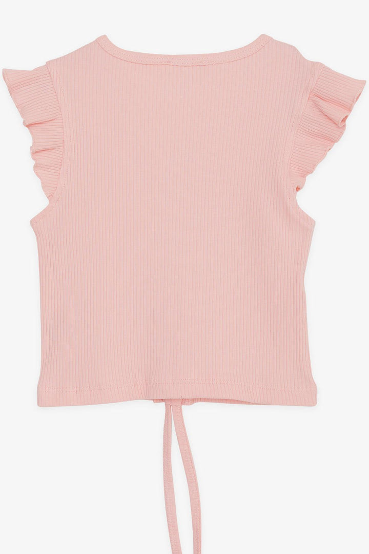 BRE Breeze Girl Child Crop Top with Straps Ruffled 84 Years, Salmon - Hoogvliet