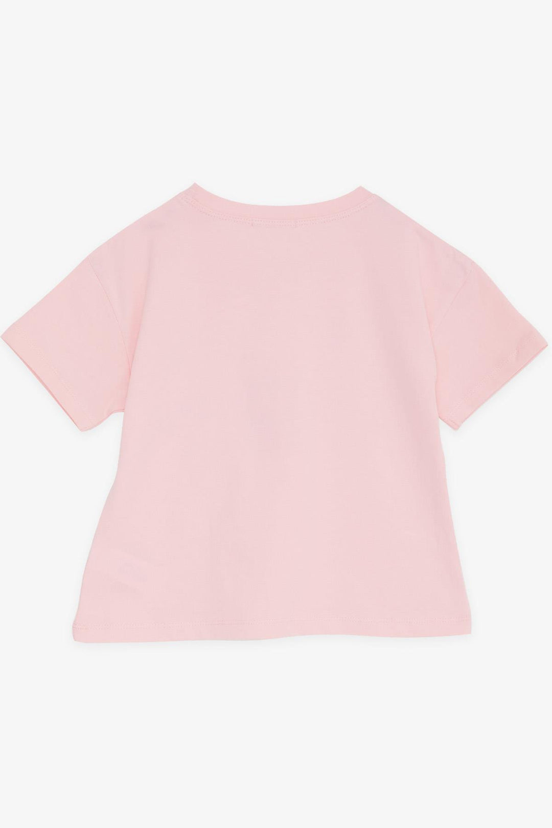 BRE Breeze Girl Child Crop T-shirt Happiness Themed 84 Years, Powder - Villareal