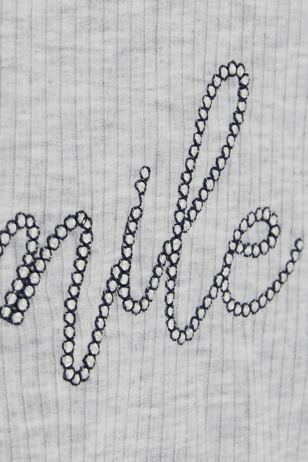 BRE Breeze Girl Child Crop T-Shirt Embroidered Text Printed 84 Years, Grey Melange - Toronto