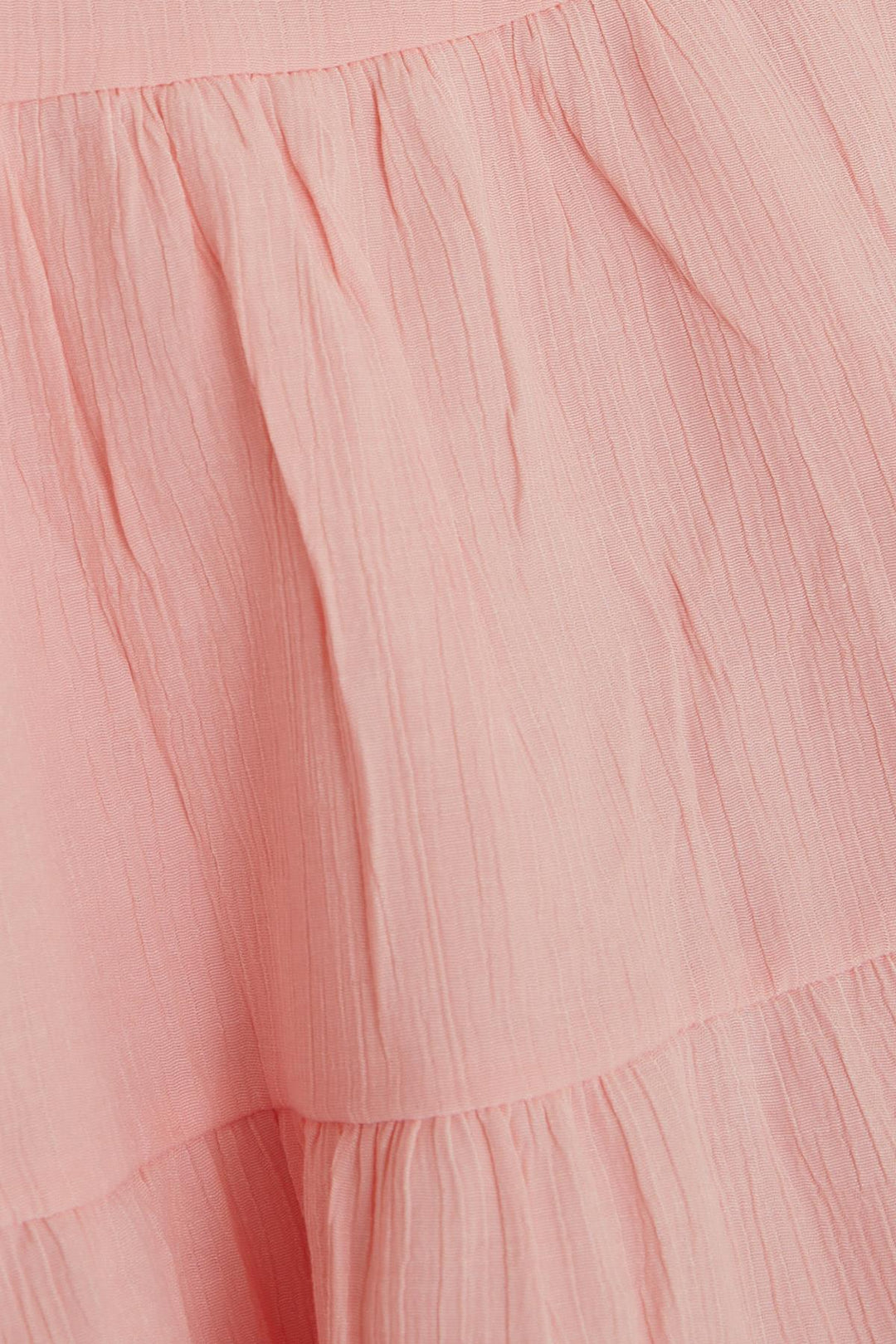 BRE Breeze Girl's Dress with Ruffles and Zipper at the Back, Salmon, 50 Years - Navapolatsk