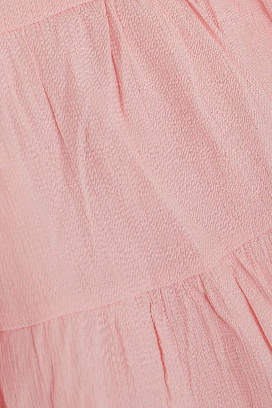 BRE Breeze Girl's Dress with Ruffles and Arm Detail, Back Zipper, 50 Years, Pink - Minden